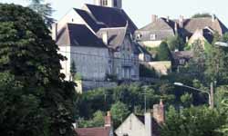 french village street