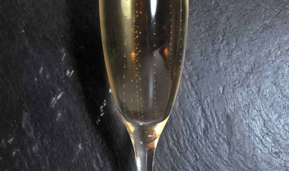 sparkling wine glass