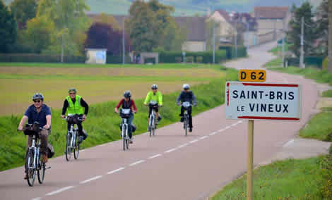 bike tour of french vineyards