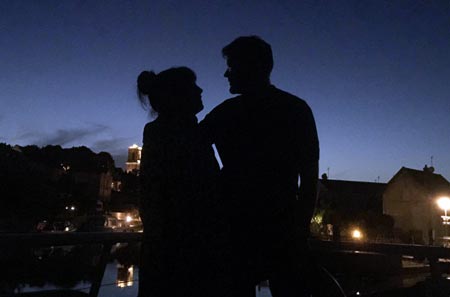 Couple silhouette