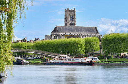 Moored in Auxerre