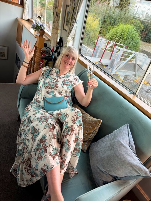 A birthday to remember aboard the Luciole