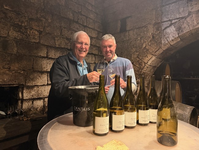 Wine tasting and birthday celebrations in Saint-Bris