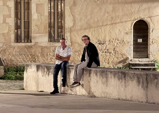 An evening in the old town of Avallon