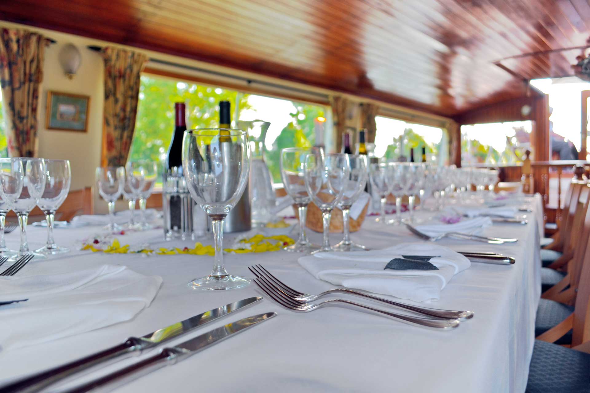 Evening dining table