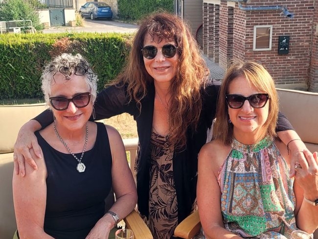 Nina with guests aboard Hotel Barge Luciole